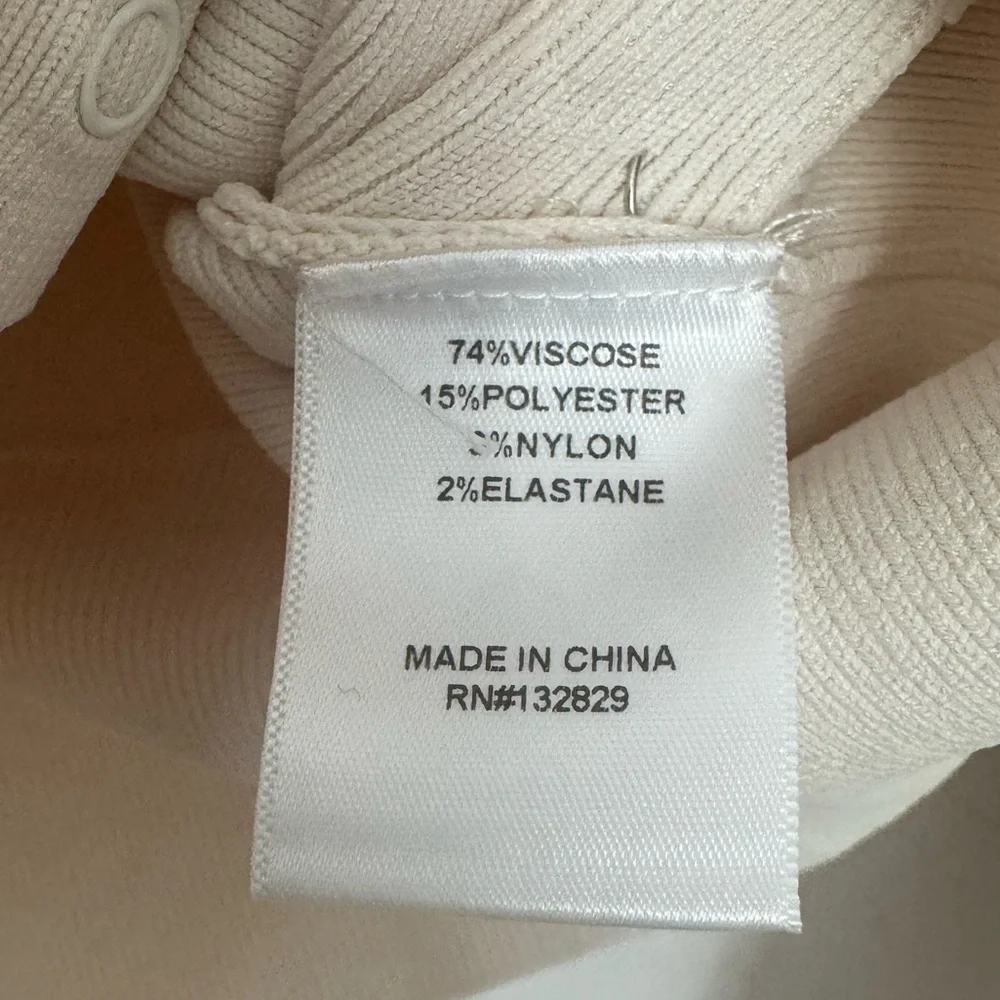 NWT Helsa Elvira Cardigan in white - Picture 9 of 12